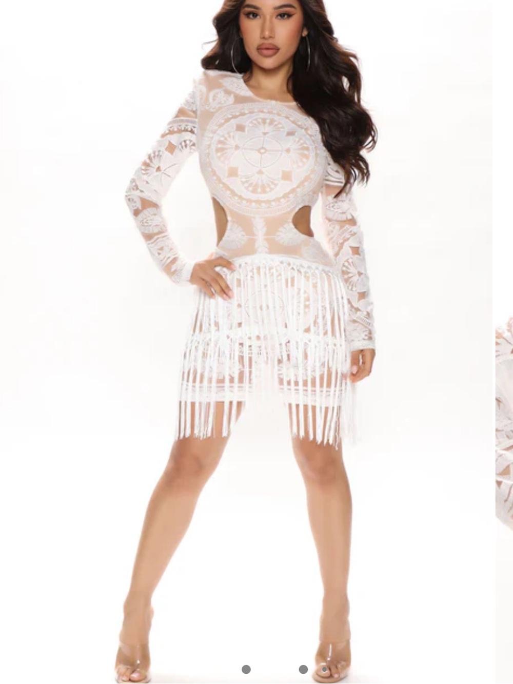 Coachella Valley Mini Dress - White